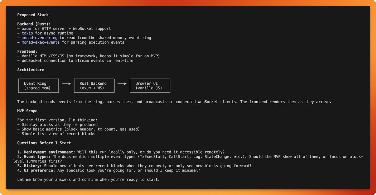 Claude Code implementation plan screenshot